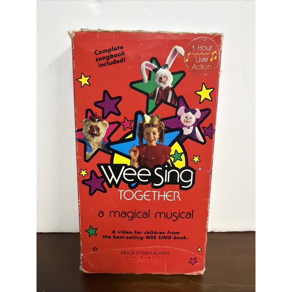 Vintage Wee Sing Together a magical musical 1985 VHS